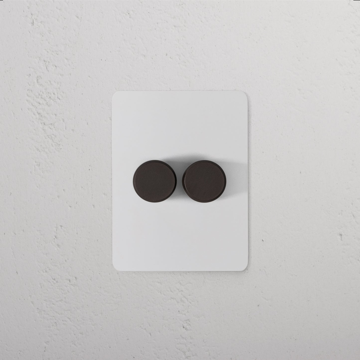 Skorter | 2G Dimmer Slimline Switch - Malbar Bronze
