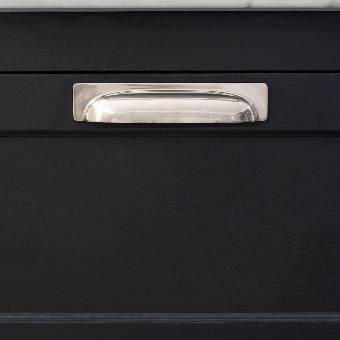 Skorter | Elm Cup Handle 164mm - Polished Nickel