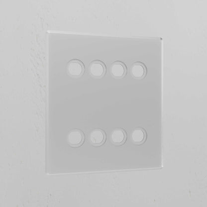 Skorter | 8G Switch Plate - Clear