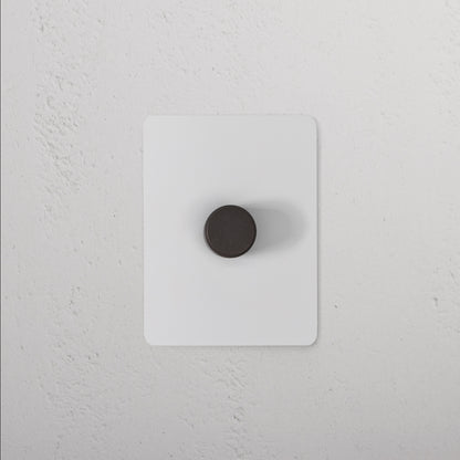Skorter | 1G Dimmer Slimline Switch - Malbar Bronze