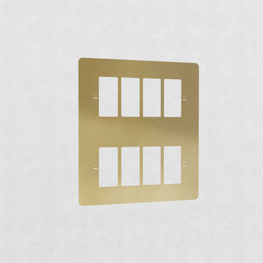 Skorter | 8G Rocker Switch Plate - Antique Brass