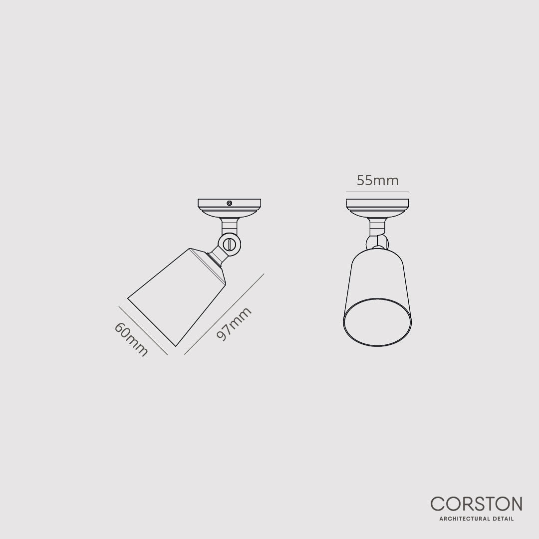 Skorter | Baylis Single 50mm Spotlight - Bronze