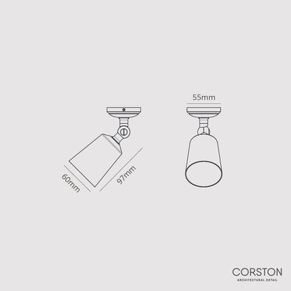 Skorter | Baylis Single 50mm Spotlight - Bronze