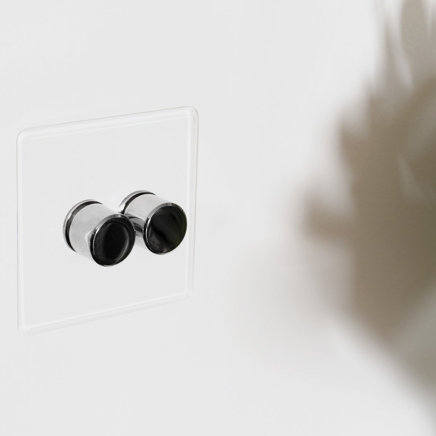 Skorter | 2G Two-way Dimmer Switch - Clear Polished Nickel