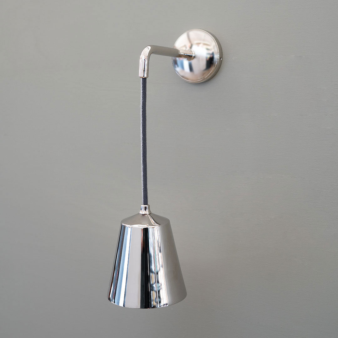 Skorter | Richmond Small Hanging Wall Lamp - Brushed Nickel