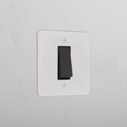 Skorter | 1G Double Pole Rocker Switch - Malbar Bronze Black