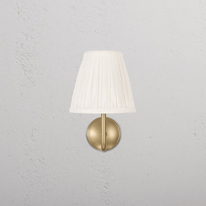 Skorter | Malvern Lite Wall Lamp Flashlight Alabaster White - Antique Brass
