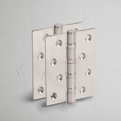 Skorter | Curtis Door Hinge Pair - Polished Nickel