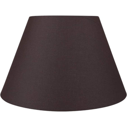Medium Lamp Shade, Barrel Fabric Lampshade for Table Lamp and Floor Light, 7x13x7.8 inch, Natural Linen Hand Crafted, Spider (White) - SKØRTER