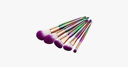 Skorter | 5-piece Rainbow Mermaid Brush Set