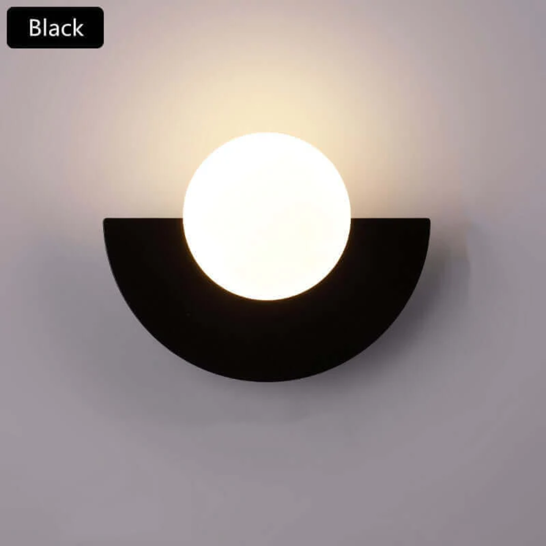 Skorter | Metal Half Moon Wall Lamp - LunaMetal