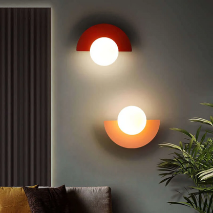 Skorter | Metal Half Moon Wall Lamp - LunaMetal