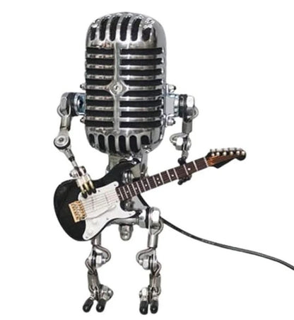 Skorter | Microphone Robot | Vintage Desk Lamp