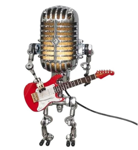 Skorter | Microphone Robot | Vintage Desk Lamp