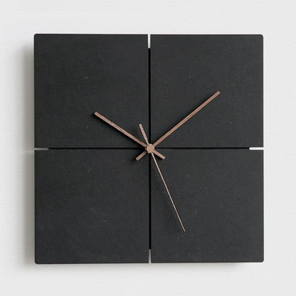 Skorter | Silent Modern Wall Clock – 12" Decorative MDF Design