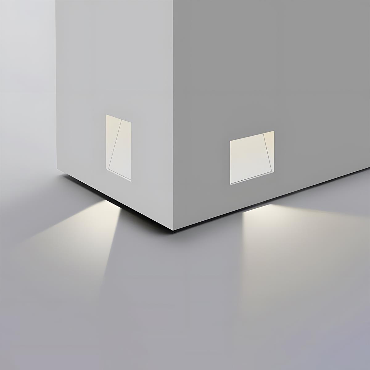 Skorter | LED Recessed Wall Sconces | Motion Sensor. Energy-Efficient & Ideal for Hallways. Living Rooms. and Bedrooms