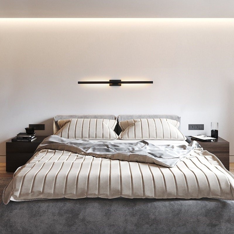 Minimalist Nordic Wall Lamp Linear Modern Wall Sconce - SKØRTER