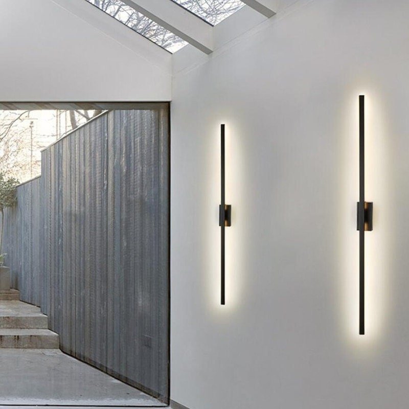 Minimalist Nordic Wall Lamp Linear Modern Wall Sconce - SKØRTER