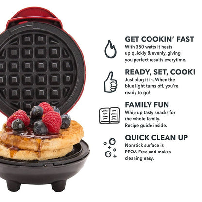 Skorter | Electric Nonstick Mini Waffle Maker
