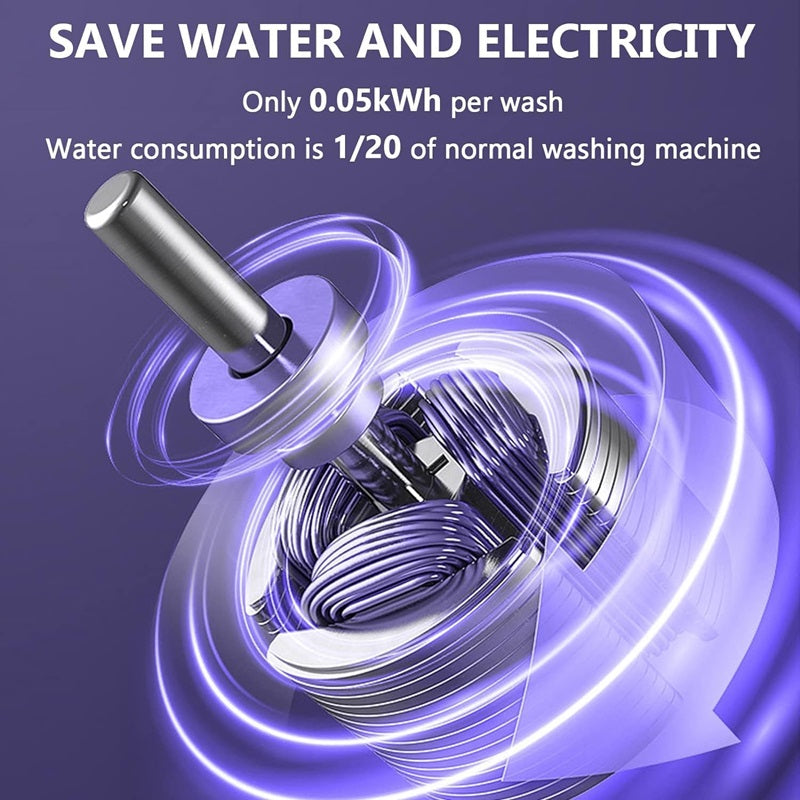 Skorter | 8L Foldable Mini Washing Machine with Dryer