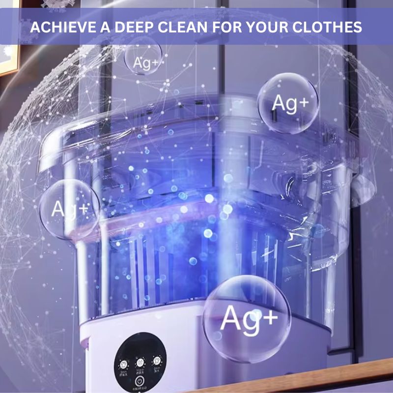 Skorter | 8L Foldable Mini Washing Machine with Dryer