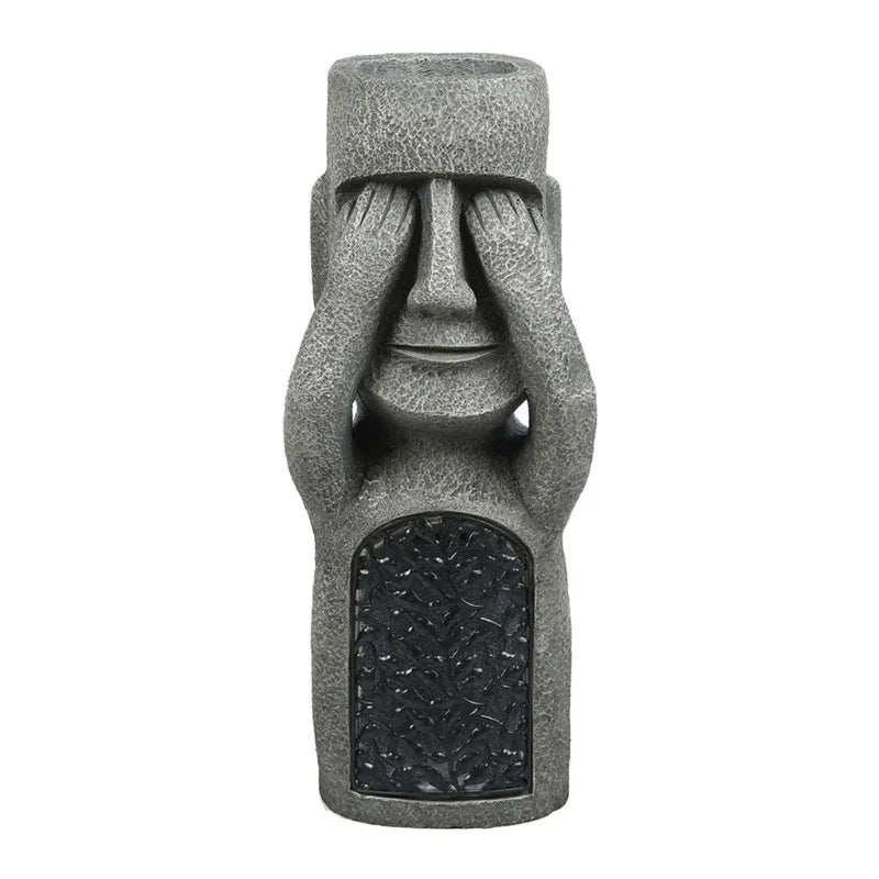 Skorter | MoaiGlow Easter Island Planter Statue with LED Light