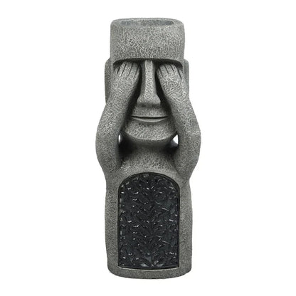 Skorter | MoaiGlow Easter Island Planter Statue with LED Light