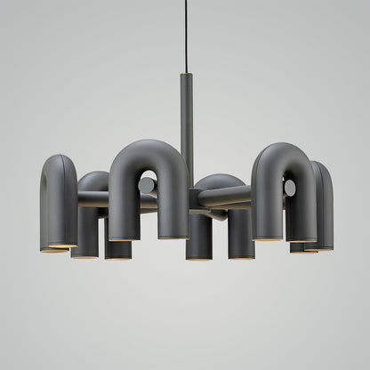 Modern Arc Elegance Chandelier - Cirkus Chandelier - SKØRTER