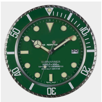 Modern Battery Operated Luminous Silent Wall Clock - SKØRTER