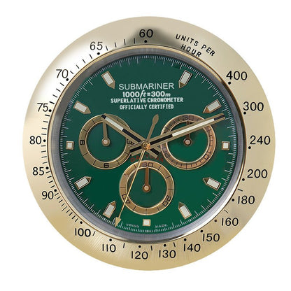 Modern Battery Operated Luminous Silent Wall Clock - SKØRTER