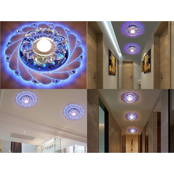Skorter | Modern Crystal LED Spare Light Ceiling Blue Lamp Fixture Candelabra