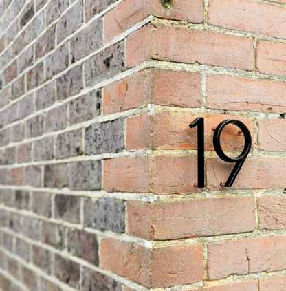 Skorter | Modern House Numbers – 3D Floating Effect & Weatherproof Zinc Alloy Design