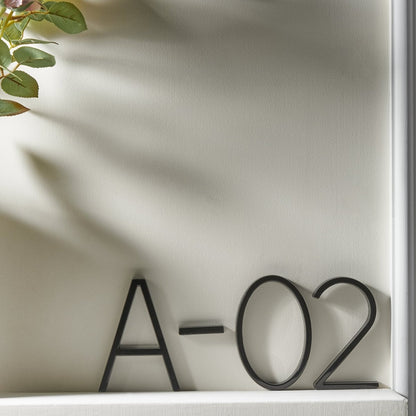Skorter | Modern House Numbers – 3D Floating Effect & Weatherproof Zinc Alloy Design