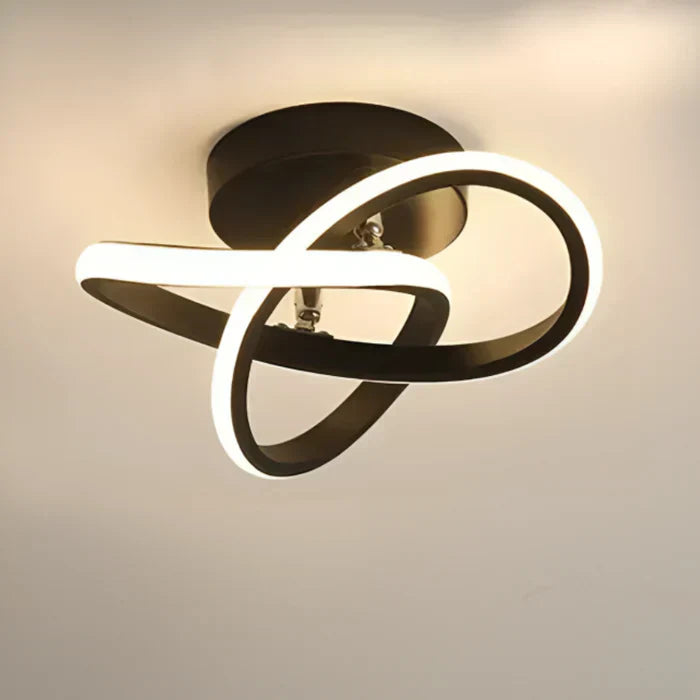 Skorter | Modern LED Ceiling Lamp with Double Ring Design - Twilight Rings