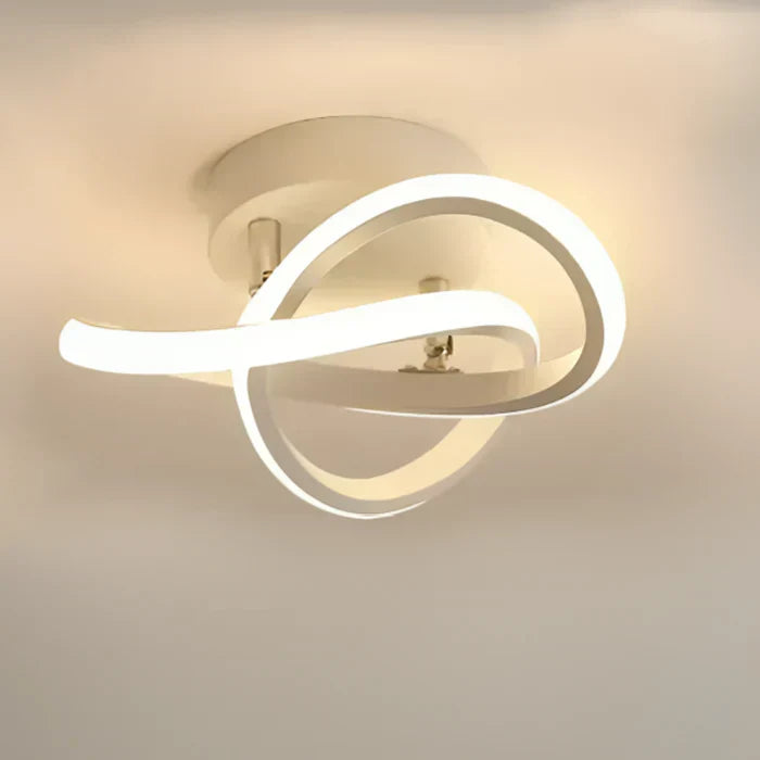 Skorter | Modern LED Ceiling Lamp with Double Ring Design - Twilight Rings