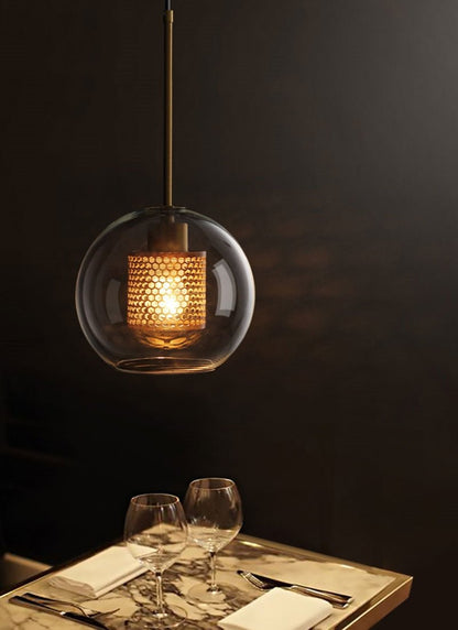 Modern Loft Glass Ball Pendant Light - SKØRTER