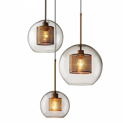 Modern Loft Glass Ball Pendant Light - SKØRTER