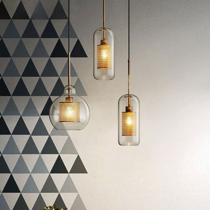 Modern Loft Glass Ball Pendant Light - SKØRTER