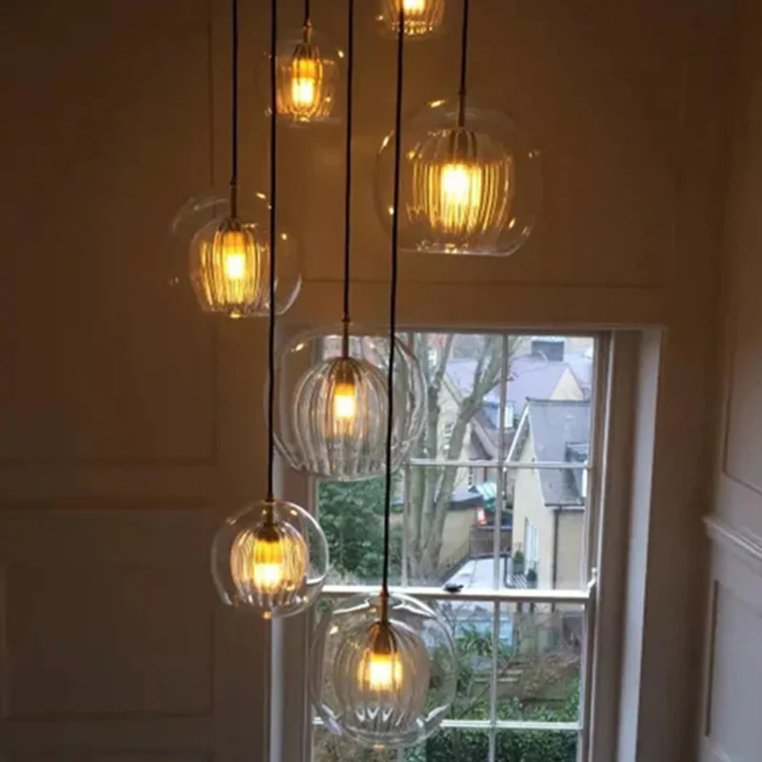 Skorter | Modern Spherical LED Pendant Light - Aurora Sphere