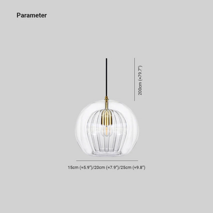 Skorter | Modern Spherical LED Pendant Light - Aurora Sphere