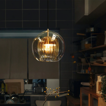 Skorter | Modern Spherical LED Pendant Light - Aurora Sphere