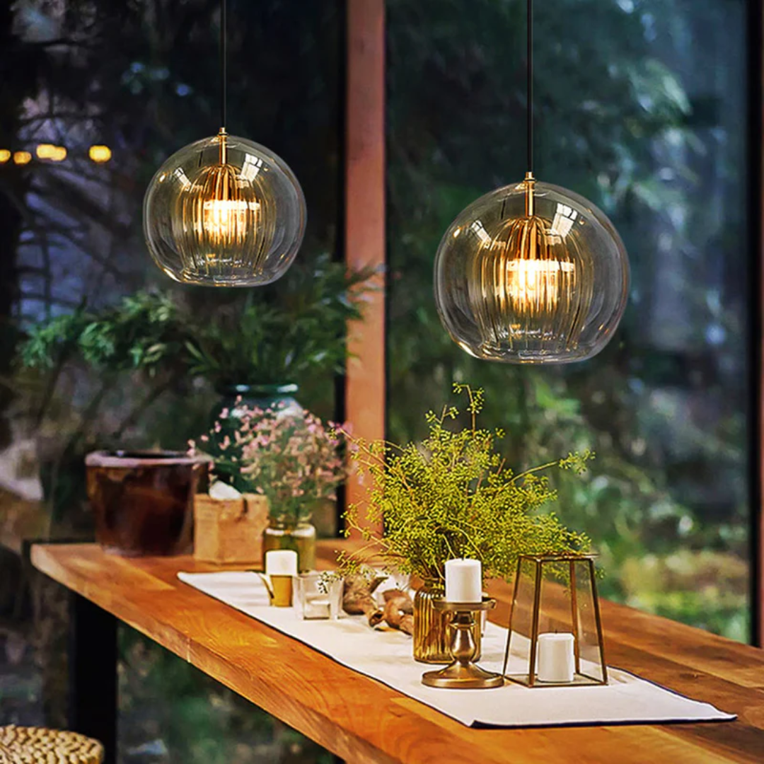 Skorter | Modern Spherical LED Pendant Light - Aurora Sphere