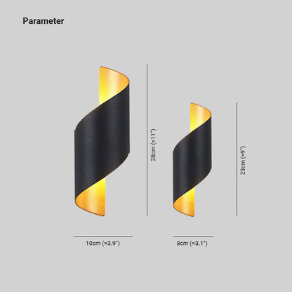 Skorter | Modern Spiral LED Wall Light - TwistLight