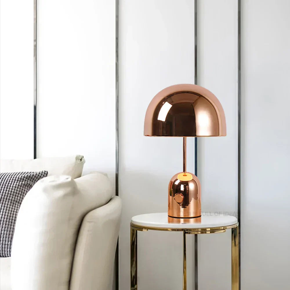 Skorter | Aeloria™ | Copper Table Lamp with Adjustable Brightness | Modern Lighting for Living Room & Bedroom