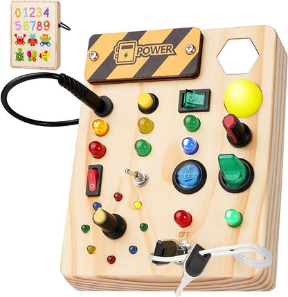 Skorter | Montessori Toddler Pinboard with LED Lighting - SparkleSense