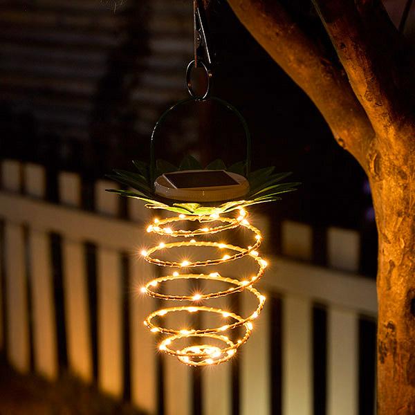 Skorter | Solar Powered Pineapple Lights (2-pack)