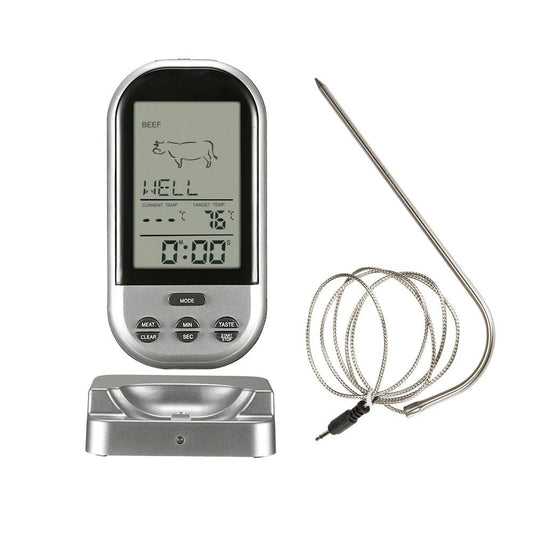 Skorter | Digital Wireless Oven Thermometer with Timer Alarm