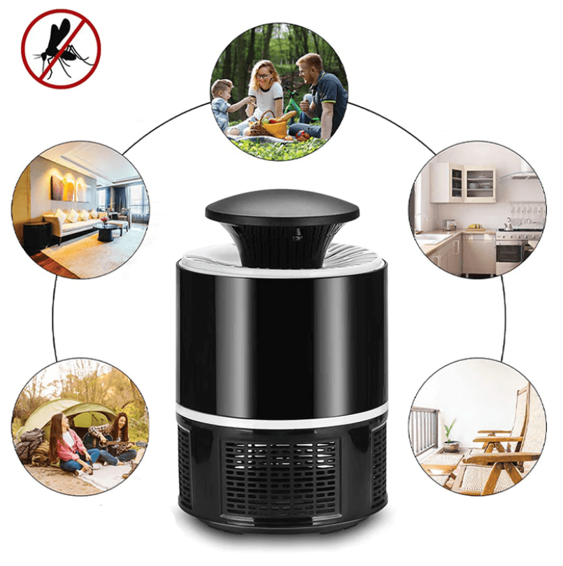 Skorter | Ultra LED Mosquito Killer Lamp – Silent Insect Trap with UV Light & USB Charging for Indoor Use