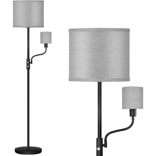 Skorter | Mother Daughter Floor Lamp with Linen Shade