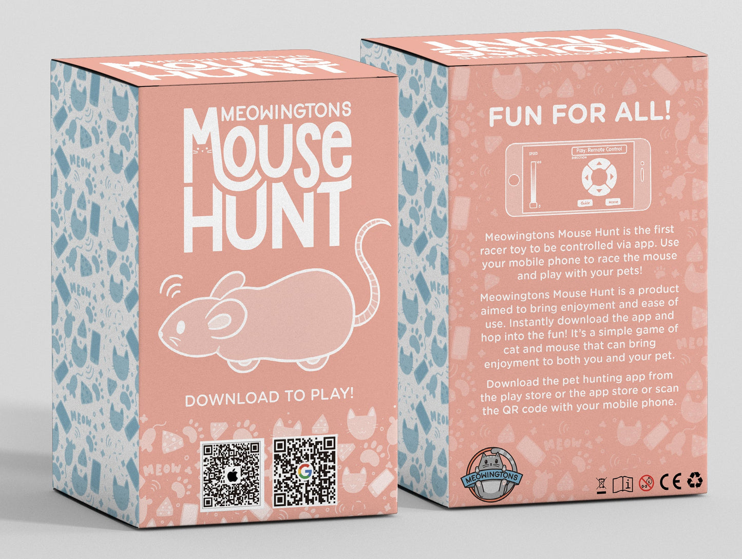 Skorter | Mouse Hunt Cat Toy, App Controlled